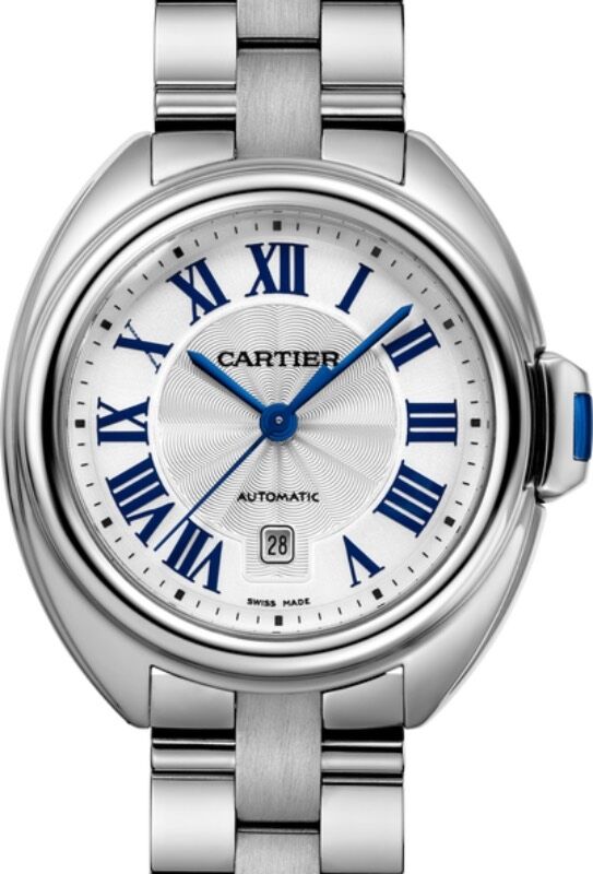 Cartier Cle de Cartier Women's Watch Automatic Stainless Steel 31mm Silver Dial Steel Bracelet WSCL0005 - BRAND NEW