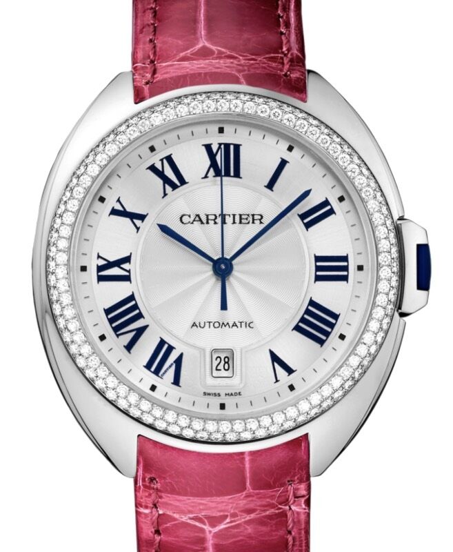Cartier Cle de Cartier White Gold Diamond Bezel 40mm WJCL0011