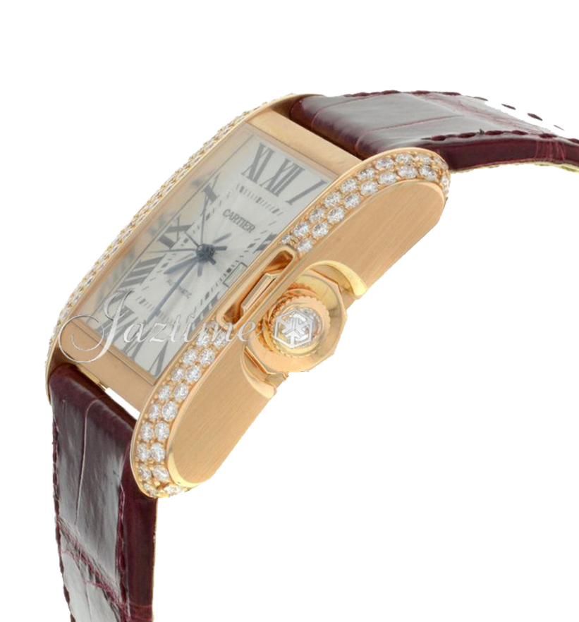 CARTIER WT100016 TANK ANGLAISE 18K PINK GOLD, DIAMONDS - BRAND NEW