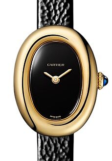 Cartier Baignoire Mini Quartz Yellow Gold Silver Dial WGBA0040