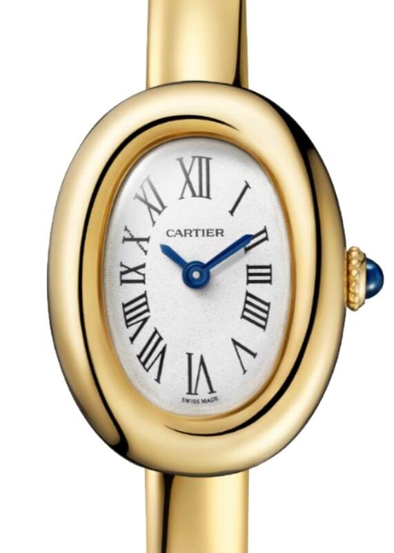 Cartier Baignoire Mini SIze 16 Quartz Yellow Gold Silver Dial WGBA0045 - BRAND NEW