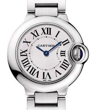 Cartier Ballon Bleu de Cartier Quartz Steel 28mm Pink Dial WSBB0073