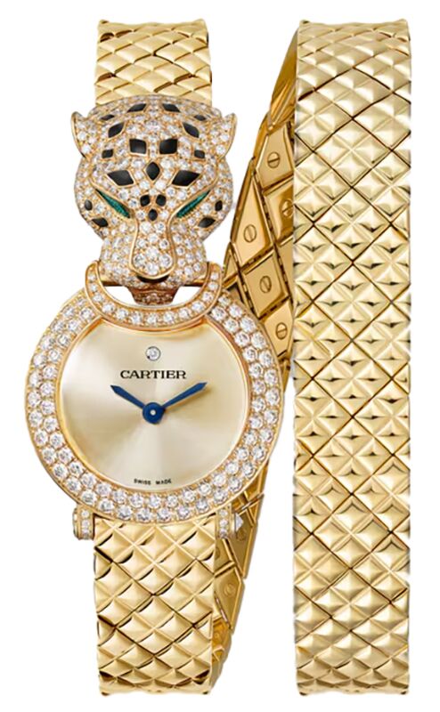 Cartier La Panthere 23.6mm Quartz Yellow Gold/Diamond Pave
