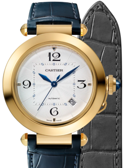 Cartier Pasha De Cartier Yellow Gold 41mm Silver Dial WGPA0007