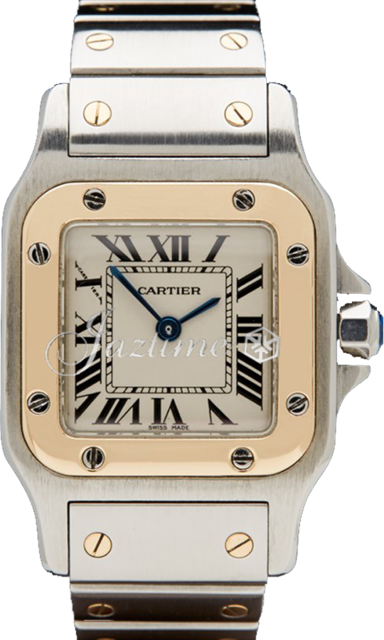 CARTIER W20012C4 SANTOS DE CARTIER GALBEE STAINLESS STEEL BRAND NEW