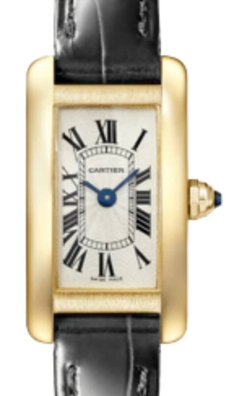 カルティエ Cartier タンクアメリカンSM SS レザーベルト