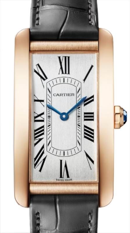 Cartier Tank Americaine Small Quartz Steel Silver Dial