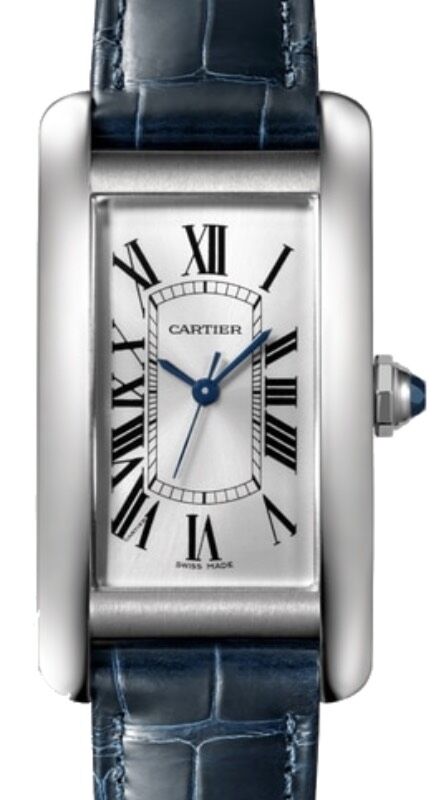 【特価】 Cartier Tank Americaine Medium Automatic Stainless Steel 時計
