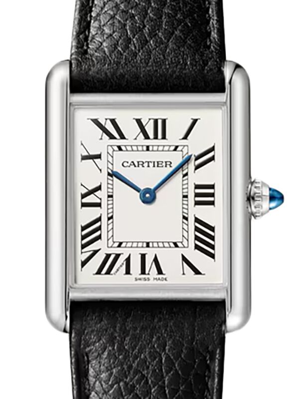 Cartier Tank Must Large Quartz Steel Silver Dial WSTA0109