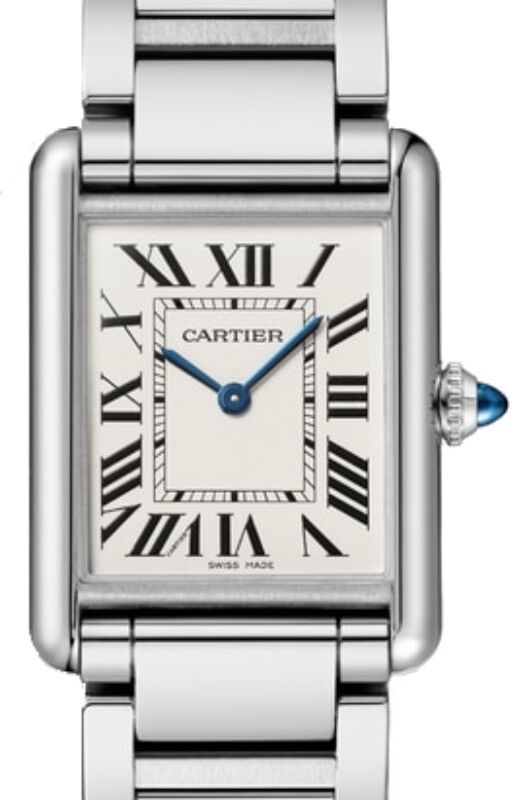Cartier Tank Must Large Quartz Stainless Steel Silver Dial WSTA0052 - BRAND NEW