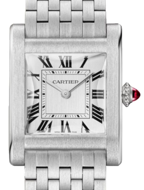 Cartier Tank Normale Large Platinum Silver Dial WGTA0111 - BRAND NEW