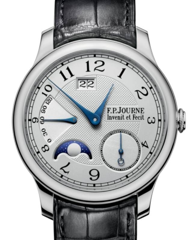 F.P.Journe Octa Automatique Lune Platinum 40mm Silver Dial Leather Strap - BRAND NEW