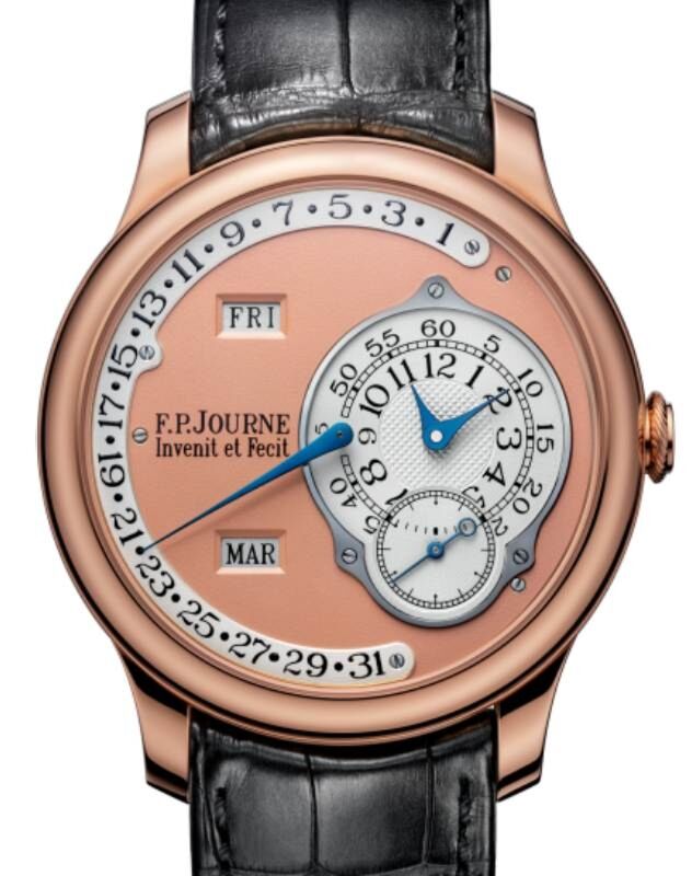 F.P.Journe Octa Calendrier Rose Gold 40mm Salmon Dial Leather Strap - BRAND NEW