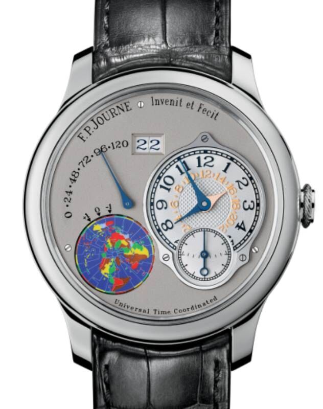 F.P.Journe Octa UTC Platinum 40mm Silver Dial Leather Strap - BRAND NEW