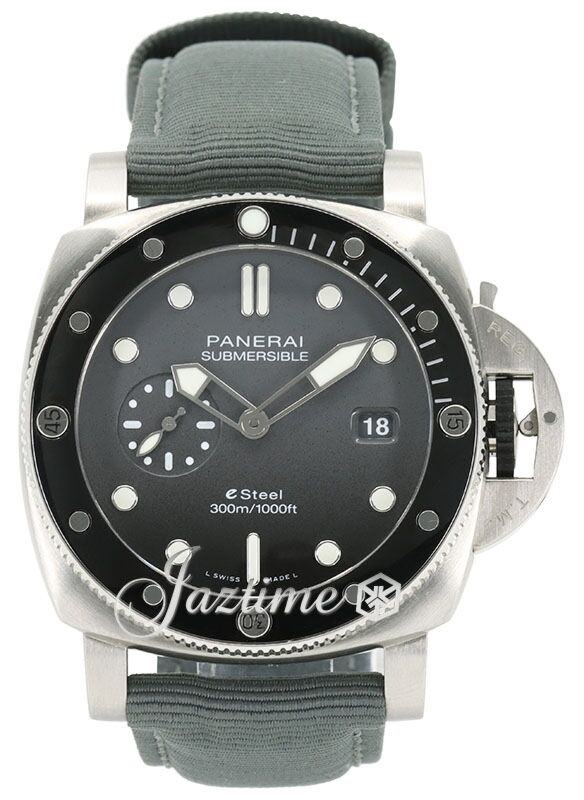 Panerai Submersible QuarantaQuattro ESteel Grigio Roccia 44mm Anthracite Dial PAM01288
