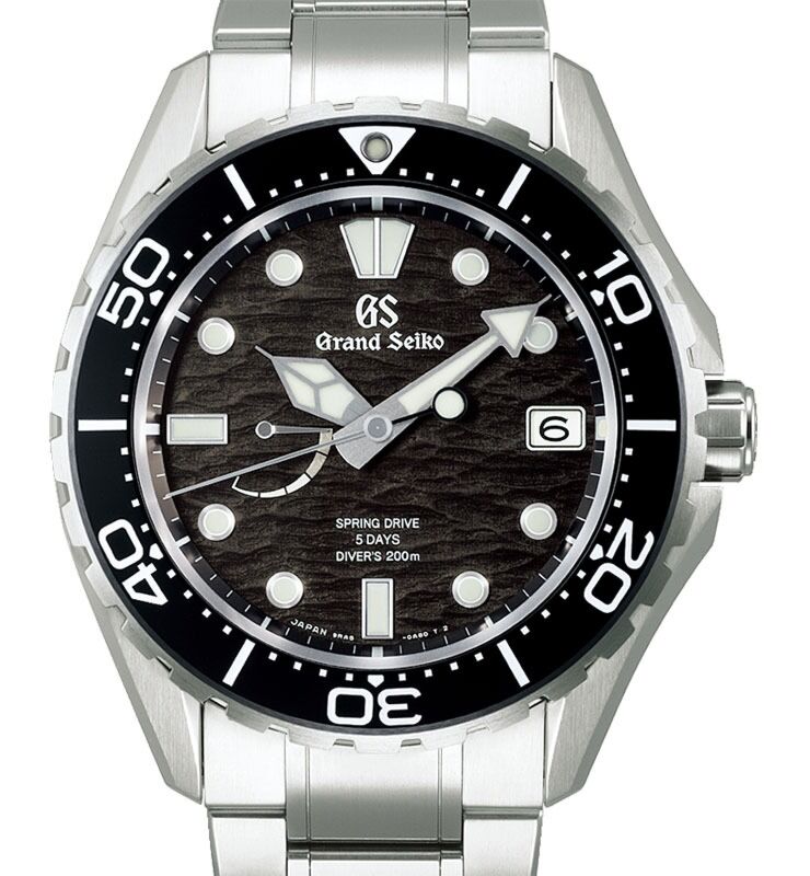 Grand Seiko Evolution 9 Diver's Watch Titanium Deep Black Dial SLGA015 - BRAND NEW