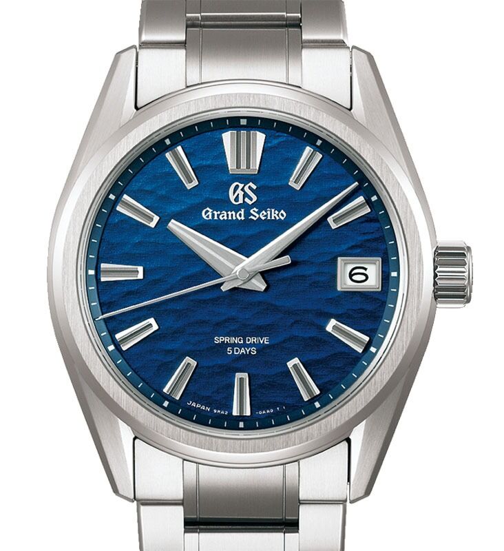 Grand Seiko Evolution 9 Lake Suwa Titanium Blue Dial SLGA021 - BRAND NEW