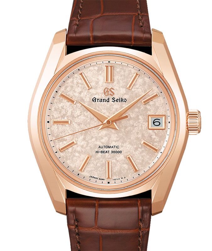 Grand Seiko Heritage Mechanical Hi-Beat 18k Rose Gold Warm Pink Dial SBGH368 - BRAND NEW