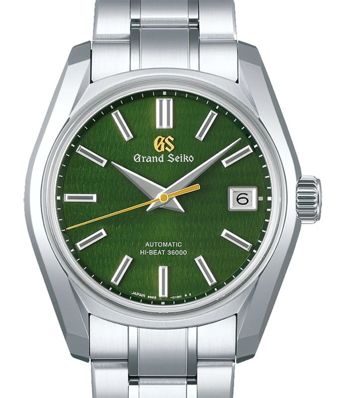 Grand Seiko Heritage Steel Rikka Deep Green Dial SBGH351 - BRAND NEW