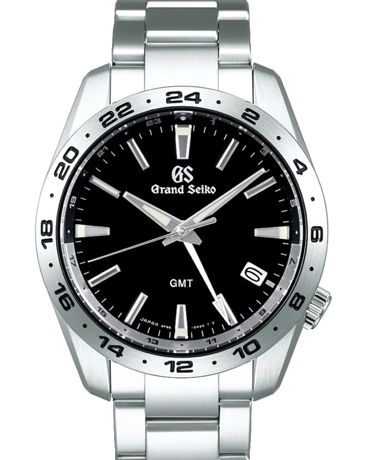 Grand Seiko Sport Quartz GMT Steel Black Dial SBGN027 - BRAND NEW