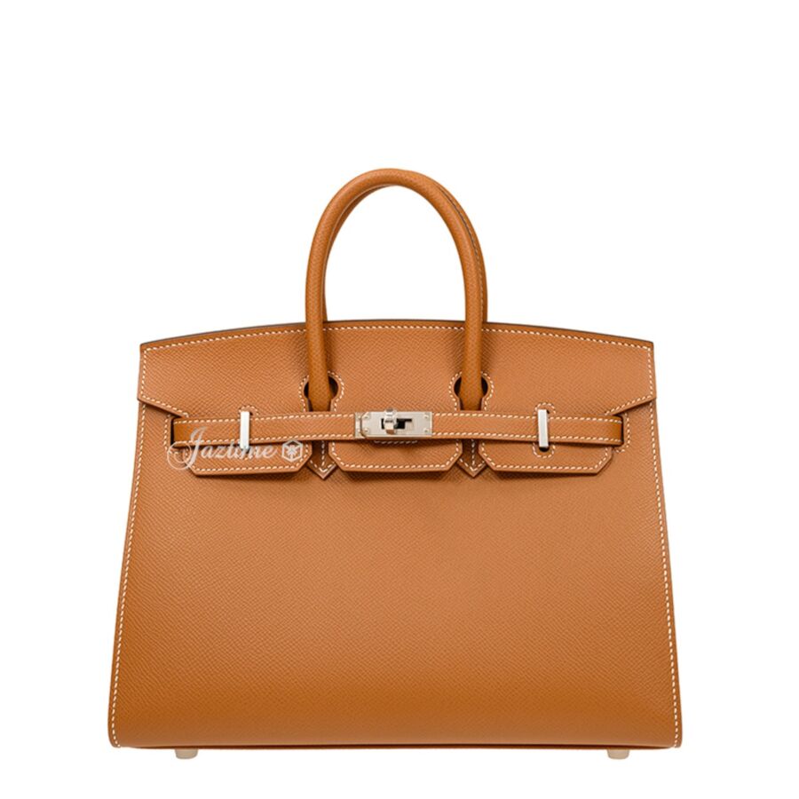 Hermes Birkin 25 Epsom Gold Palladium Hardware - BRAND NEW