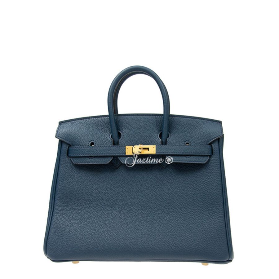 Hermes Birkin 25 Togo Blue De Prusse Gold Hardware - BRAND NEW