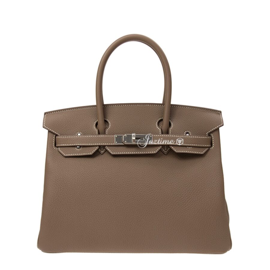 Hermes Birkin 30 Togo Etoupe Palladium Hardware - BRAND NEW