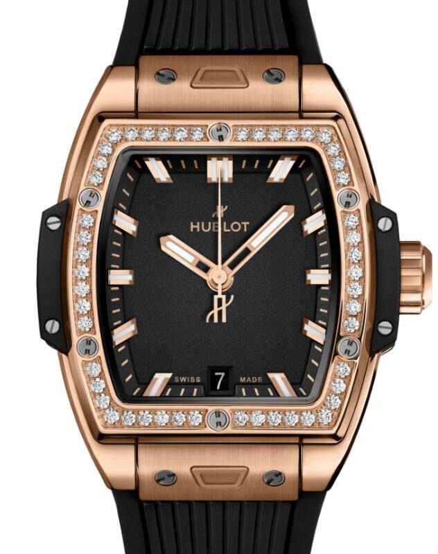 Hublot Shaped Spirit of Big Bang 3-Hands King Gold Diamonds 39mm 662.OX.1180.RX.1204