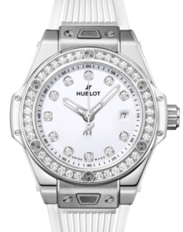 完璧わいふによる Big Hublot Bang 465 39mm Diamonds Sapphire Click One 3-Hands その他