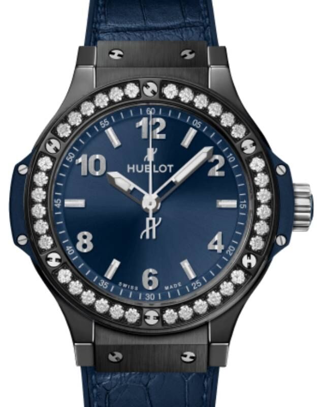 Hublot Big Bang Ceramic Blue Diamonds 38 mm 361.CM.7170.LR.1204 - BRAND NEW 