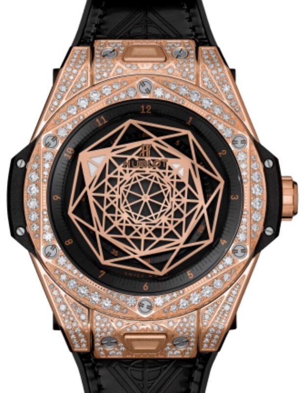【数量限定】旧モデル在庫処分セールを開催します！ Hublot 39mm Pave Gold King Bleu Sang Partnerships Bang Big タイムセール