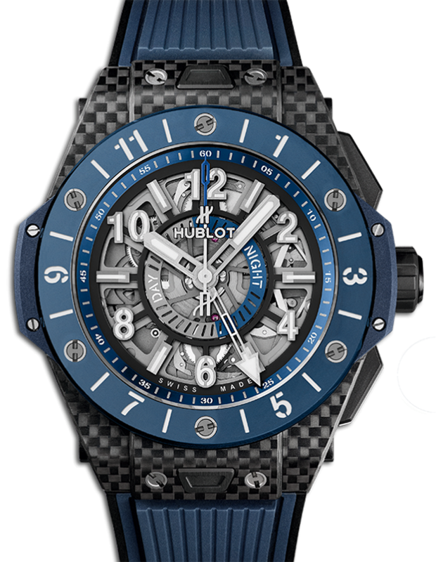 Hublot Big Bang Unico GMT Carbon Blue Ceramic 45mm 471.QL.7127.RX