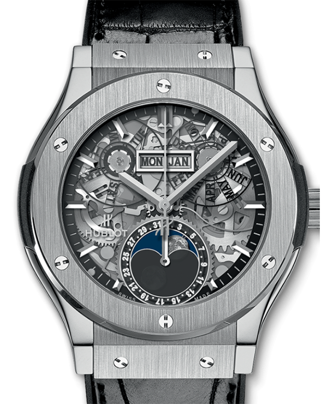 Hublot Classic Fusion Aerofusion Moonphase Titanium 42mm 547.NX.0170.LR - BRAND NEW