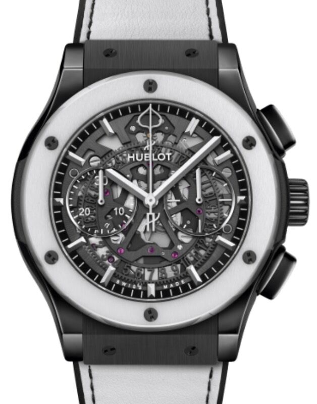 Hublot Classic Fusion Aerofusion Aspen Snowmass 45mm Ceramic Skeleton Dial 525.CH.0121.VR.ASP21 - BRAND NEW