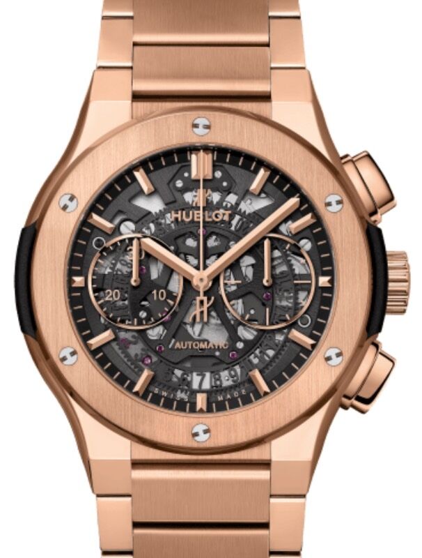 Hublot Classic Fusion Chronograph Aerofusion King Gold Bracelet 45mm 528.OX.0180.OX BRAND NEW