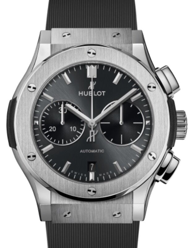 Hublot Classic Fusion Racing Grey Chronograph Titanium 45mm 521.NX.7071.RX - BRAND NEW