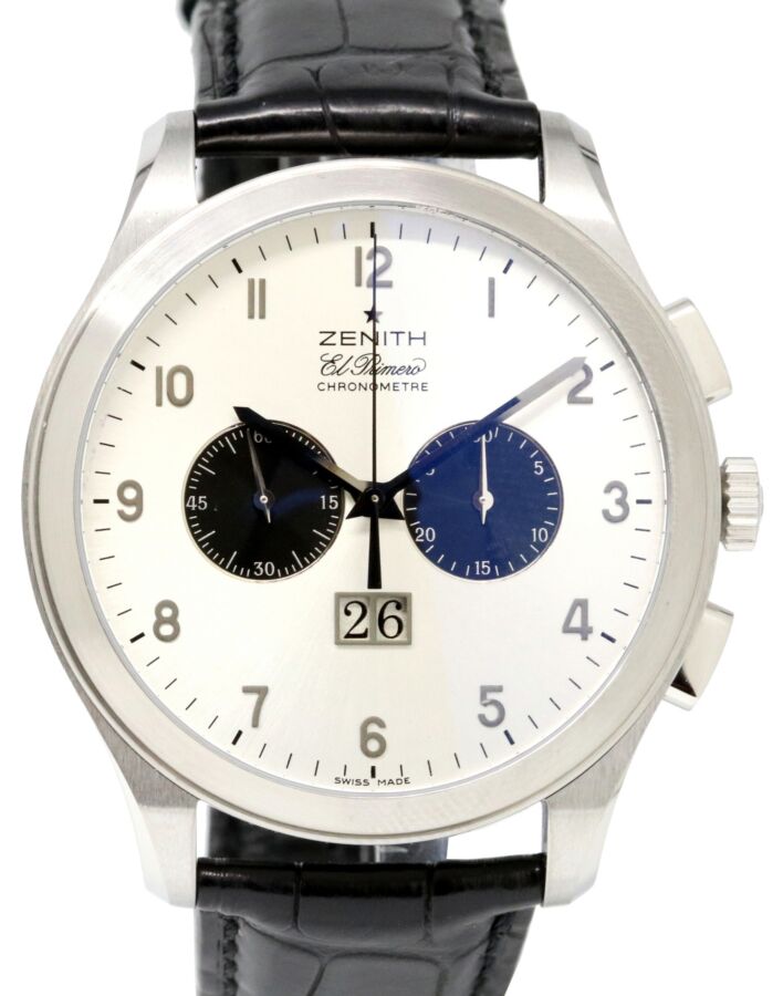Zenith El Primero Grande Class 03.0520.4010.01.C580 Men s Chronograph Stainless Steel 43.5mm BOX PAPERS
