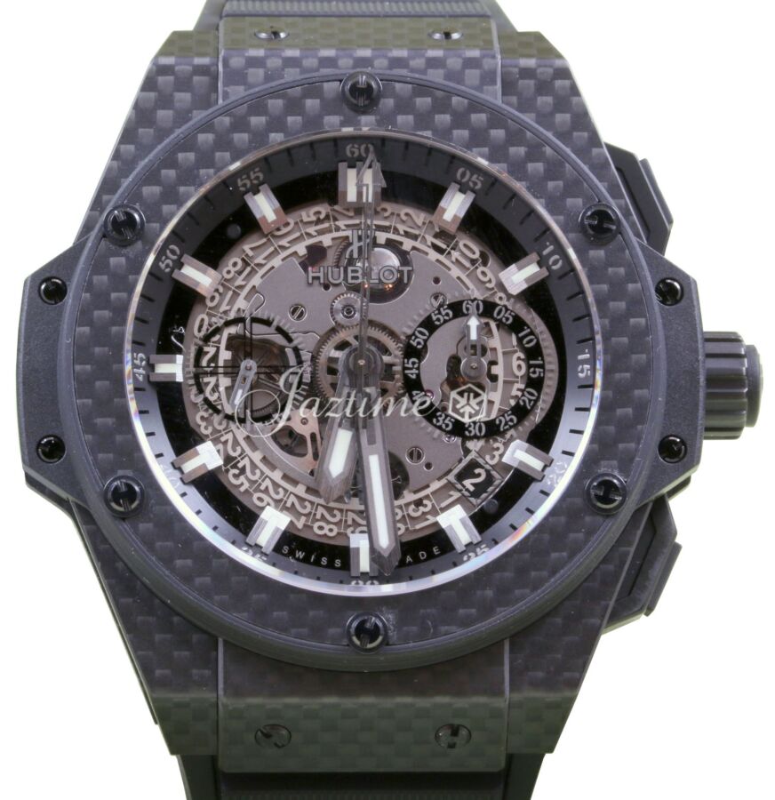 Hublot King Power Unico All Carbon Fiber 701.QX.0140.RX Men's 48mm BRAND NEW