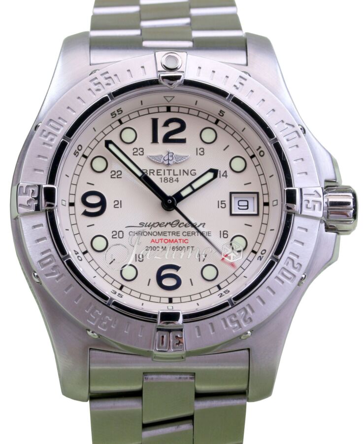 Breitling Steelfish A17390 44mm White Stainless Steel Pro II