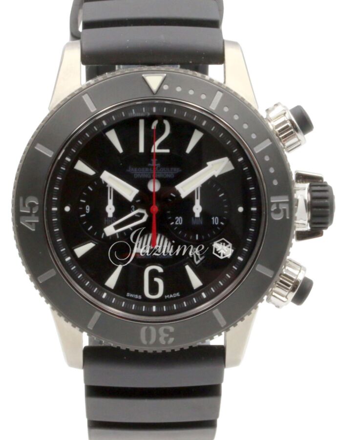 Jaeger LeCoultre Master Compressor Q178T670 159.T.C7 Black 46mm Rubber Automatic Chronograph