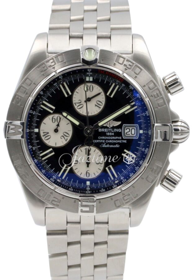 Breitling Galactic Chronograph II A13364 Men's Stainless Steel Date 
