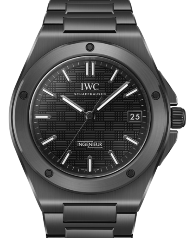 IWC Ingenieur Automatic Ceramic Gérald Genta 42mm Black Dial IW338903 - BRAND NEW