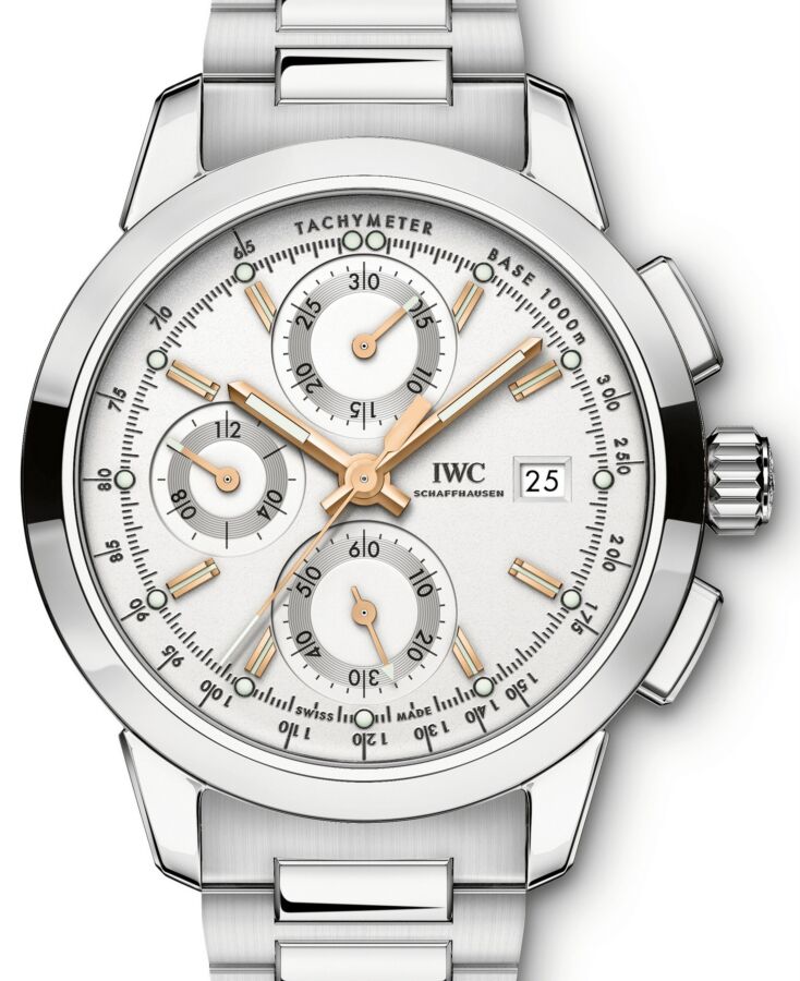 IWC Schaffhausen Ingenieur Chronograph IW380801 Silver Index Stainless Steel 42mm BRAND NEW