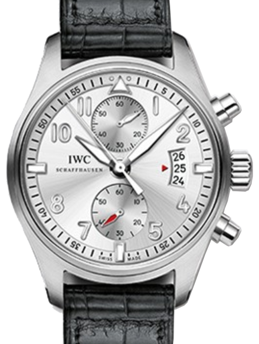 IWC Pilot's Watch Chronograph Edition "Ju-Air" Steel Rhodium Dial IW387809
