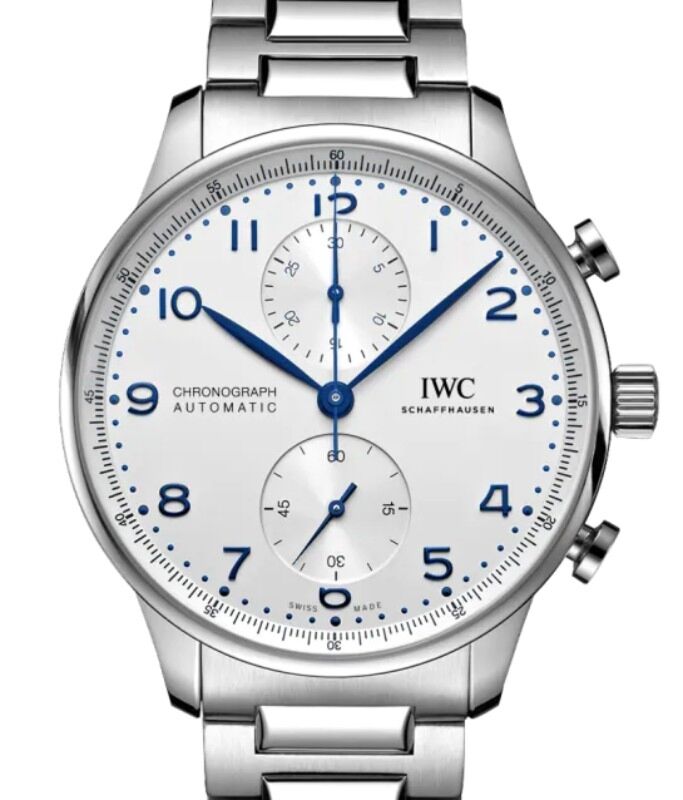 IWC Portugieser Chronograph Steel 41mm Silver Dial IW371617