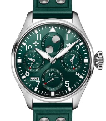 IWC Big Pilot's Watch Perpetual Calendar Ceramic 46.2mm Green Dial IW503608