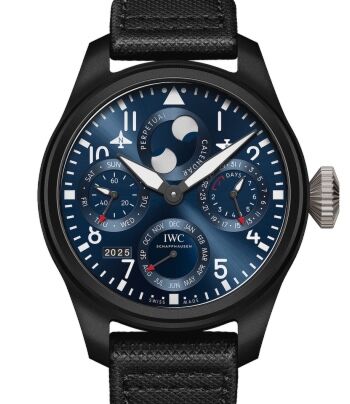 IWC Big Pilot's Watch Perpetual Calendar “Rodeo Drive” Ceramic 46.5mm Blue Dial IW503001