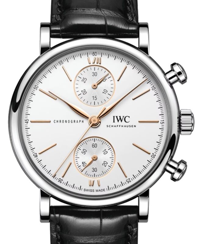IWC Portofino Chronograph Stainless Steel 39mm Silver Dial IW391406