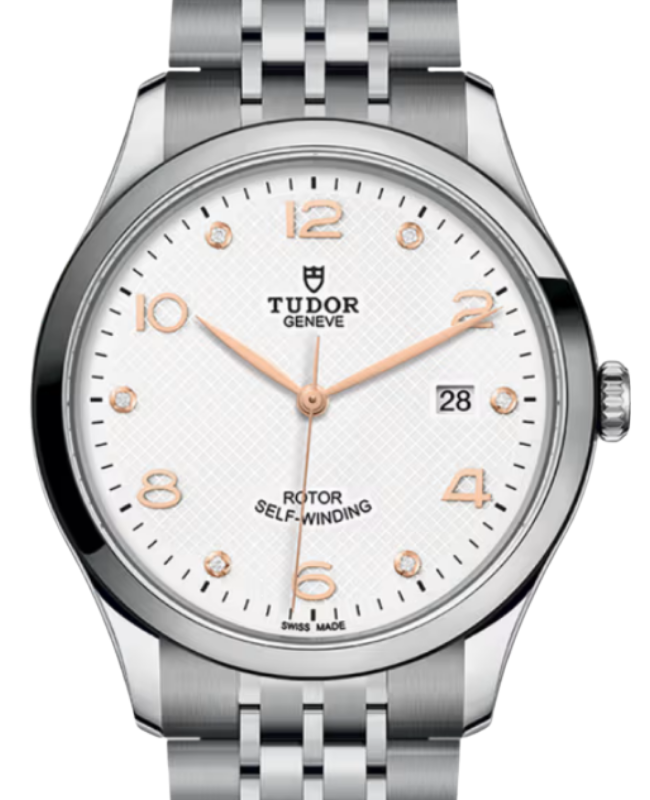 Tudor 1926 Steel 41mm White Diamond - Set Dial M91650-0013 - BRAND NEW