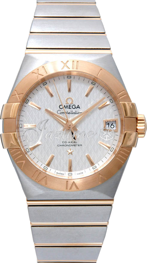 OMEGA 123.20.38.21.02.008 CONSTELLATION CO-AXIAL 38mm STEEL AND RED GOLD - BRAND NEW
